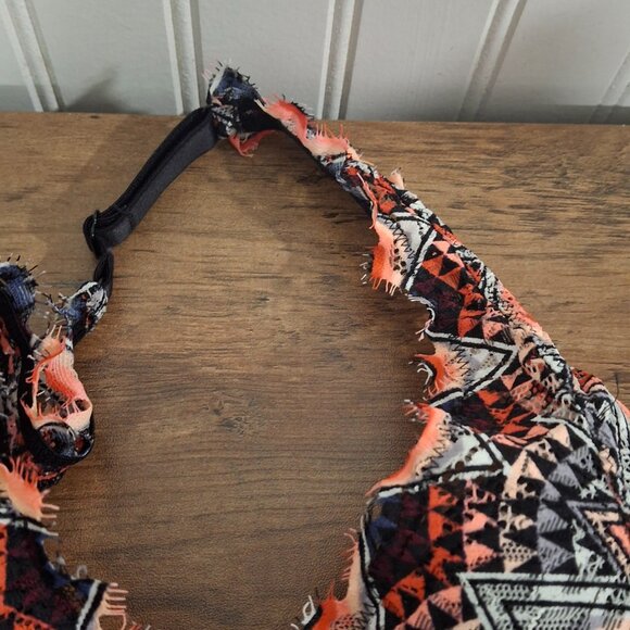 Victorias Secret PINK Medium Bralette Halter Geometric - Picture 4 of 6